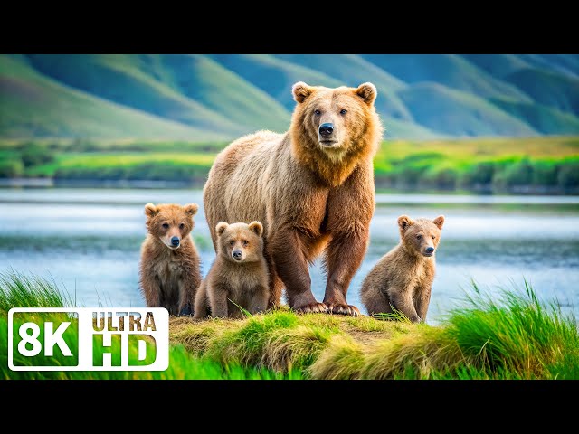 Baby Animals 8K ULTRA HD🦊Dive Into the Wild World of Baby Animals with Relaxing Harmonies