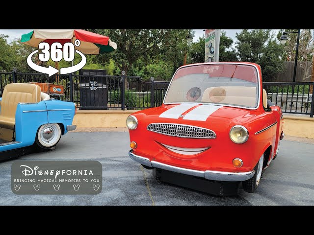 Luigi's Rollickin' Roadsters | 4K 360 Full Ride | California Adventure