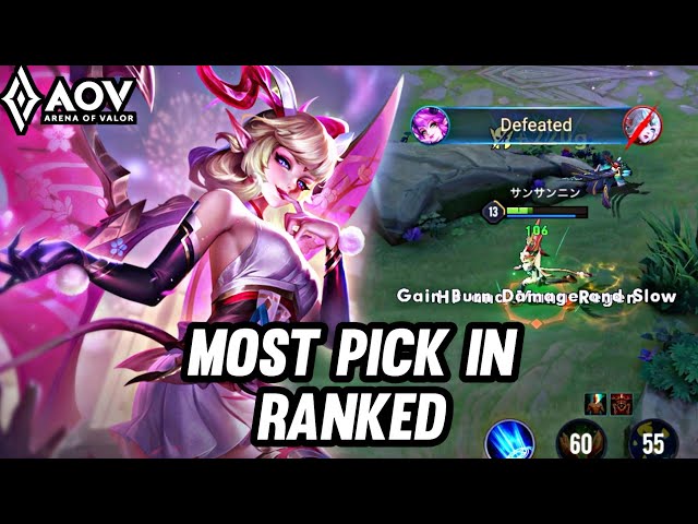 AOV : VEERA GAMEPLAY | MOST PICK IN RANKED - ARENA OF VALOR LIÊNQUÂNMOBILE ROV