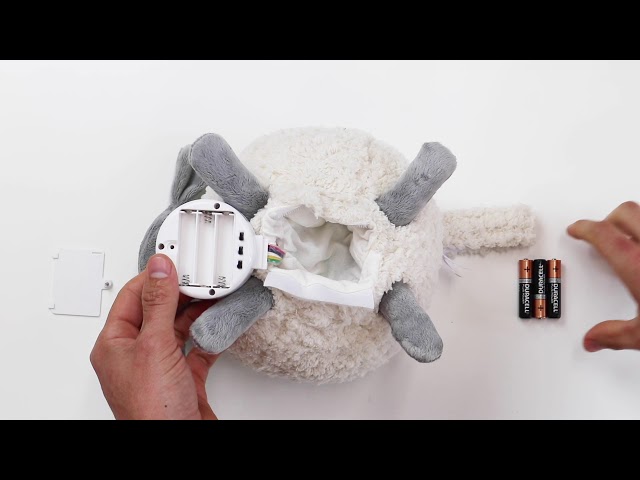 How to: Insert Batteries | Classic ewan the dream sheep