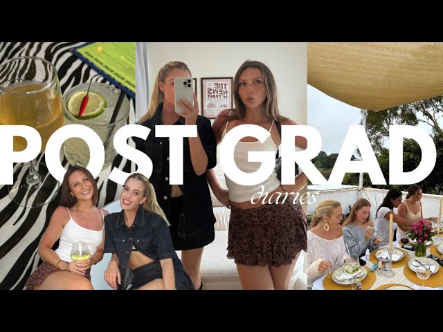 POST GRAD DIARIES | taking you to my 9-5, workout classes, concert, wholesome weekend