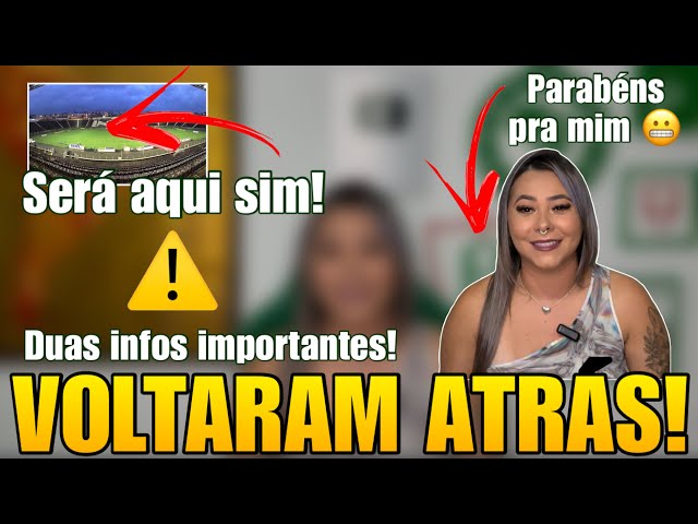 ⚠️ ATENÇÃO! DUAS INFOS IMPORTANTES! VOLTARAM ATRÁS! SERÁ AQUI SIM! | PARABÉNS PRA MIM 😌👀