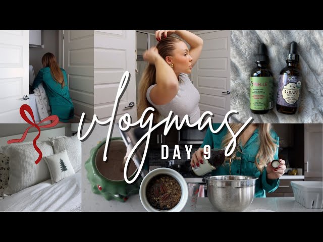 Sunday Reset 🧺 washing my sheets, cooking & hair oiling routine! VLOGMAS DAY 9