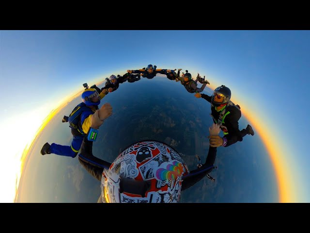 Sunset 20 way | Skydiving | Full 360 Video