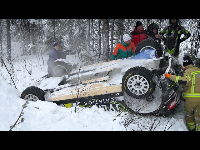 Arctic Lapland Rally 2025 | Friday CRASH & ACTION!