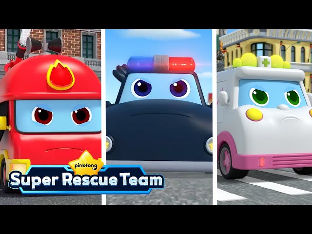 [BEST] 🚓 Police Car + 🚒 Fire Truck + 🚑 Ambulance｜Car Cartoons and Songs｜Pinkfong Super Rescue Team