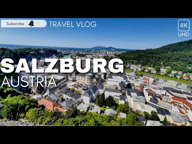 Salzburg Walking Tour 4K | Explore Historic Landmarks & Must-See Sights | Austria Travel Guide