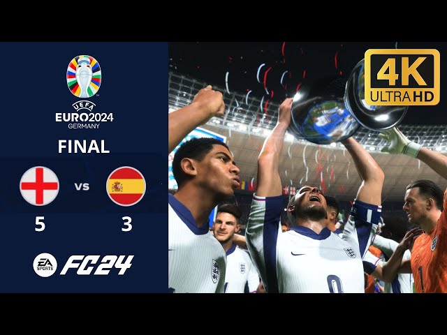 FC 24 - ENGLAND VS SPAIN | FINAL | EUFA EURO 2024 [4K]