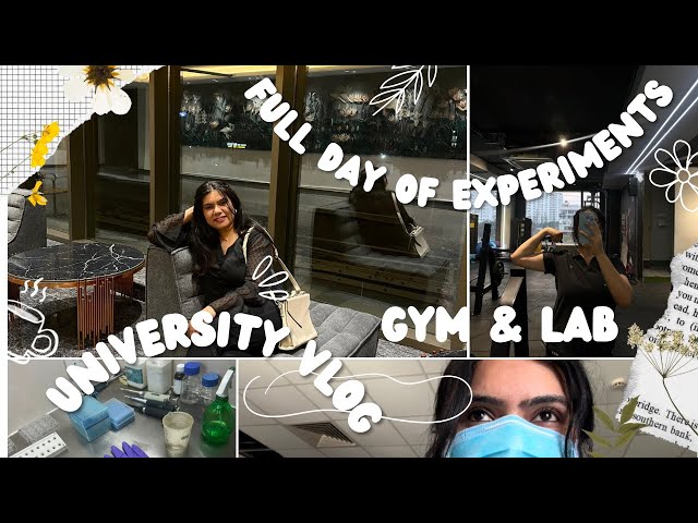 Lab Vlog🧫| Full day of experiments 🧪 | A PhD scholar in 📍University of Hyderabad