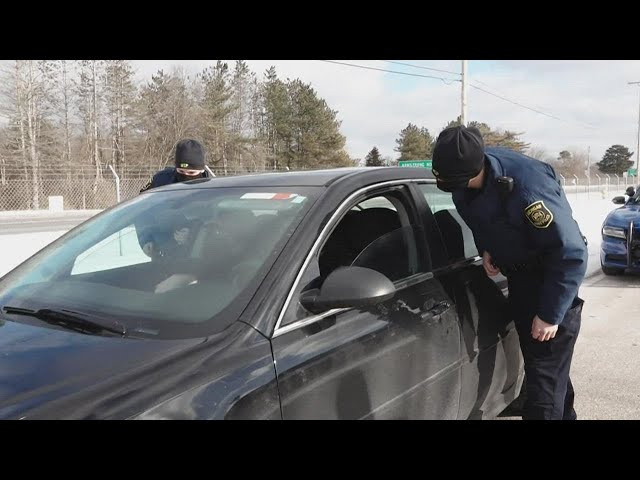 For the first time, members of the public interact with MSP recruits during traffic stop scenario tr