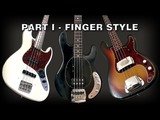 Fender Jazz Bass vs Precision vs Music Man StingRay - Part I - Finger Style