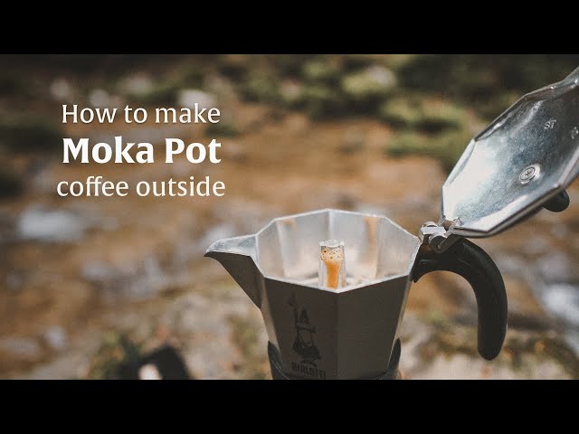 How to make coffee outside | Moka Pot Coffee