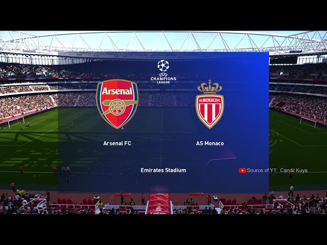 Europe: UEFA Champions League 24/25 | Arsenal vs AS Monaco