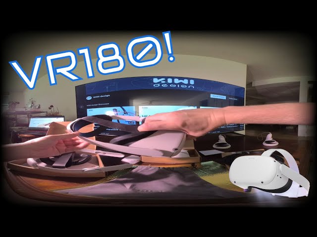 Kiwi Design VR180 Product Unboxing. Luxury VR accessories! Innovation improves Experience!!