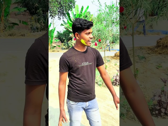 होली में चाचा भतीजा #shorts #shortsvideo #aashishyadav #aashish_yadav #maghi #khortha #comedy