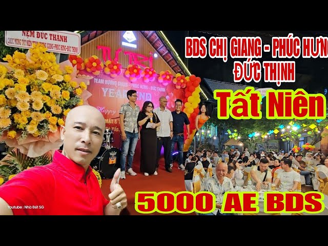 🛑Nhà Đất SG | TIỆC TẤT NIÊN HỘI TỤ 5000 AE BDS GÒ VẤP HY VỌNG NĂM 2025 ĐẦY THẮNG LỢI | #nhadatsg