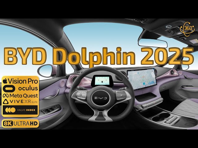 BYD Dolphin 2025 420km Fashion Edition 🚗🔋🔄✨ Your view from the cabin!