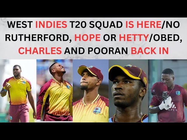 BREAKING!!! West Indies t20 squad to face Bangladesh in home series/Pooran returns!!