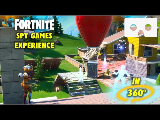 Fortnite SPY GAMES EXPERIENCE in 360° - FULL MATCH in 360 VR - Chapter 2 Season 2 in VR 360