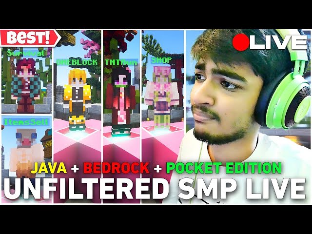 UNFILTERED SMP DAY 51 S4 | JAVA + BEDROCK + MCPE |