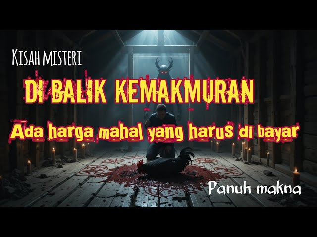 KISAH MISTERI - SOSOK HITAM MATA MERAH DI GUDANG TUA - HOROR