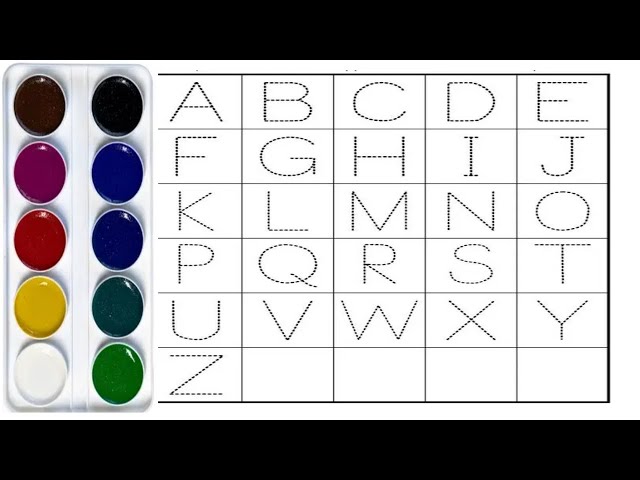 ABCD , a for apple🍎' b for ball🏀' c for cat 🐱! Alphabet, learn abcde phonic sound!