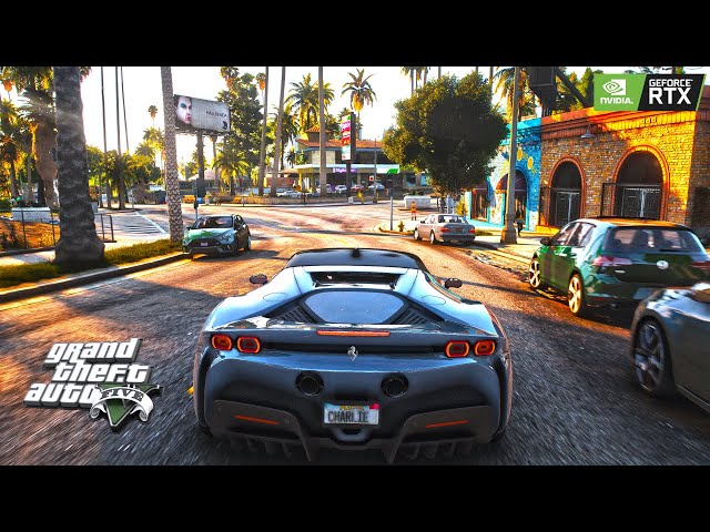 4K⁶⁰ ULTRA REALISTIC DRIVING AMARIFERRARIGAINER'S EPIC LOS SANTOS ADVENTURE ! #gta5 #gta