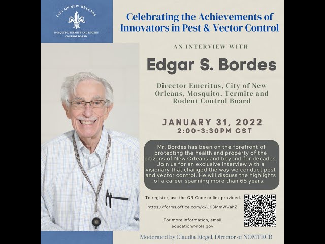 Legends of Pest and Vector Control-Ed Bordes