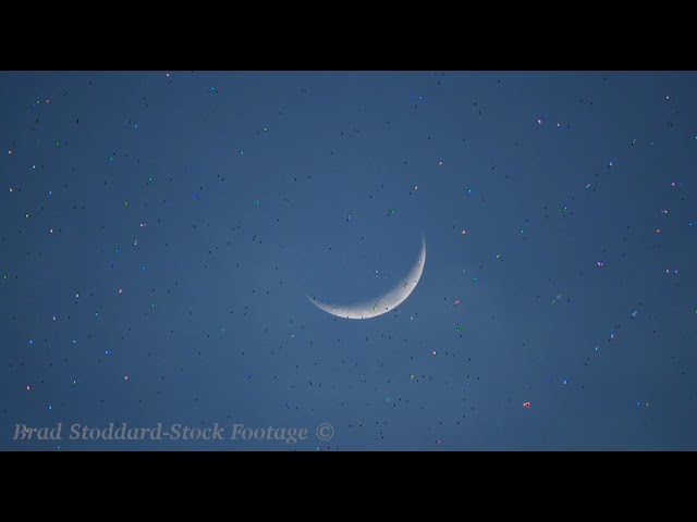 NM036 Moon and Clouds timer-lapse 4k 24p preview