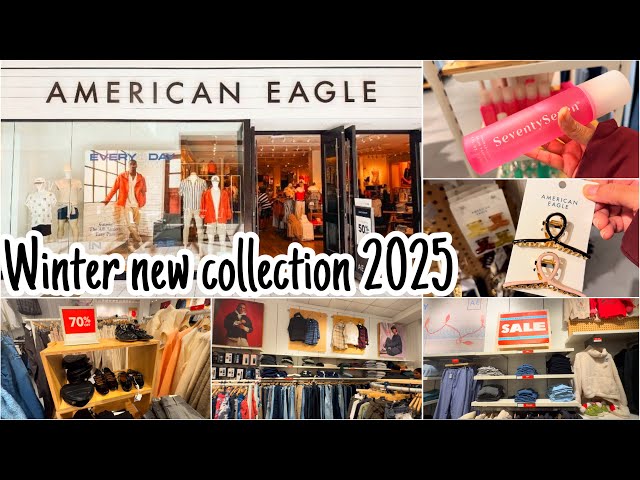 Exploring American Eagle Store🇨🇦 | winter new Collection 2025  | Come Shop Wifh me