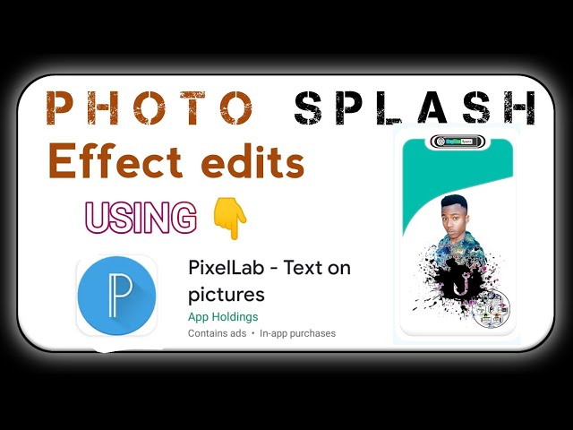 splash effect photo manipulations with pixellab Professional Graphics Design with pixellab