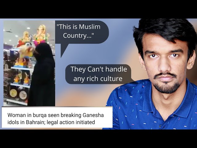 Muslim Women slams Ganpati idols on floor in Bahrain supermarket, video goes viral | Piyush Rai