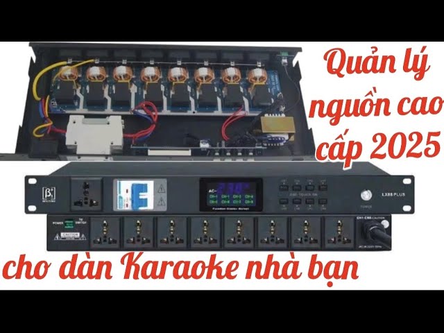 Quản lý nguồn cao cấp nhất có cả chức năng lọc điện nên có ngay cho dàn Karaoke