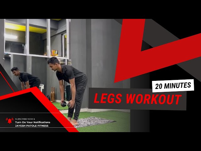 Efficient 20 Min Legs Workout for Strength and Tone