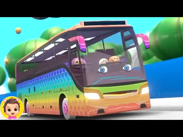 All Aboard! The Bus Song for Kids with Wheels On The Bus by Kids Channel Nursery Rhymes