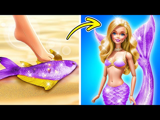 Lovely Mermaid Makeover 💖 Funny Mermaid Moments at School