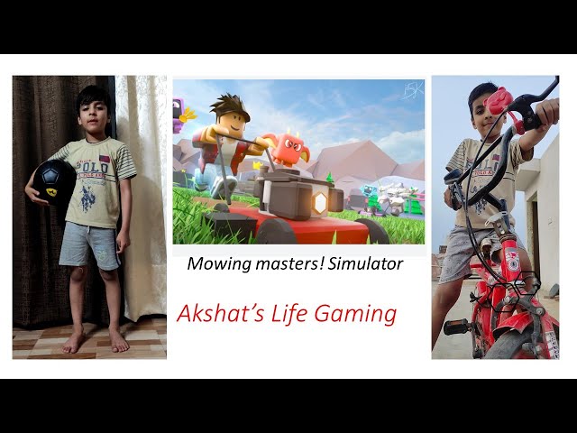 #Akshat's life #gamer #gaming video #Roblox #mowing masters! simulator gameplay by Akshat   🎮🕹