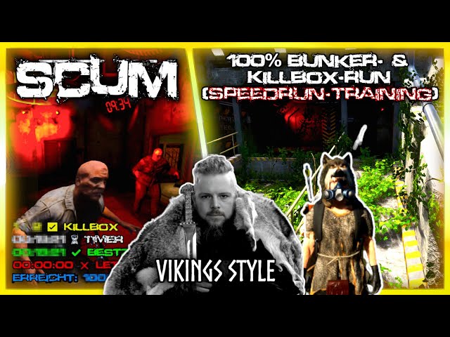 SCUM 💀 Wie ein Viking! BUNKER-SPEEDRUN - Goal: Killbox, Armory, Phoenix Träne und Schutzanzug!