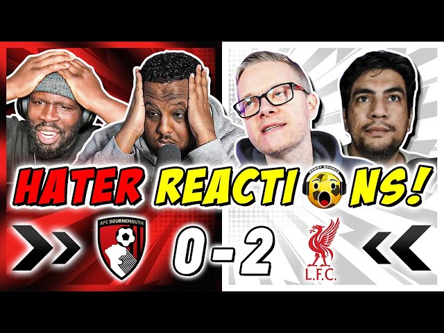 LIVERPOOL RIVALS & HATERS DEVASTATED 😫 REACTION TO BOURNEMOUTH 0-2 LIVERPOOL | PREMIER LEAGUE