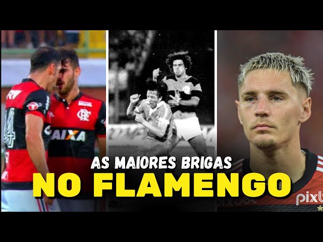 AS 10 MAIORES BRIGAS NO FLAMENGO