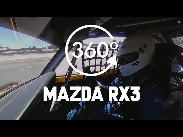 Mazda RX3 Full Track Session | 4K