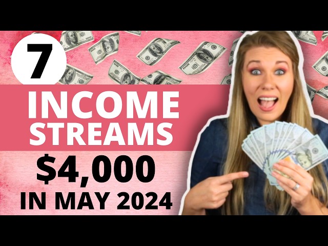 How much I made online in May 2024 | courses, affiliate marketing, youtube & digital products