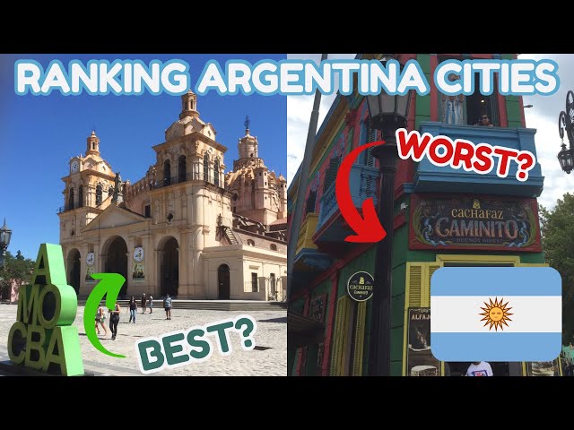 🇦🇷 Ranking Cities in ARGENTINA 🏆 from WORST to BEST!