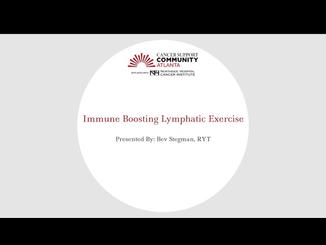 Immune Boosting Lymphatic Exercise