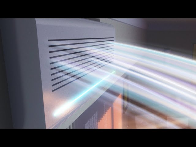 Cool Air Conditioner Sound for Sleep!   White Noise Black Screen