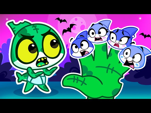 EN VIVO🔴 Familia de dedos de zombi 🧟 Dibujos animados divertidos y canciones infantiles para niños