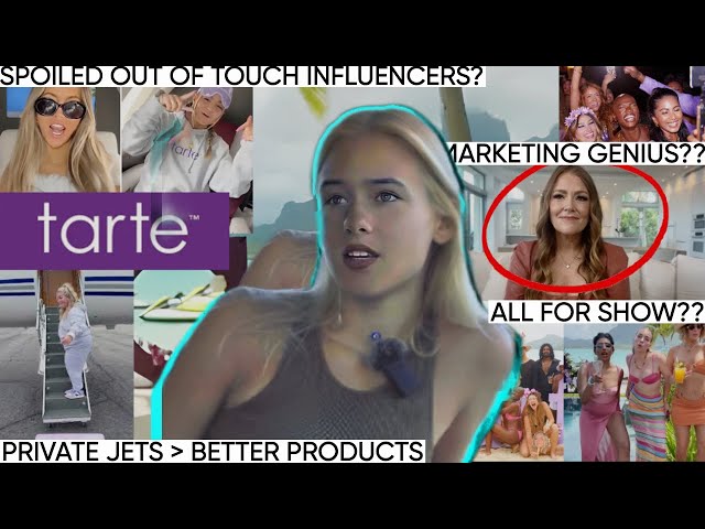 The Real Reason Behind Tarte's Influencer trips...marketing genius or outdated FLOP ??