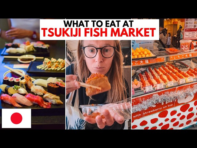 TSUKIJI Outer Market, TOKYO: Worth It or a Tourist Trap? My HONEST Review of Japanese Street Food!