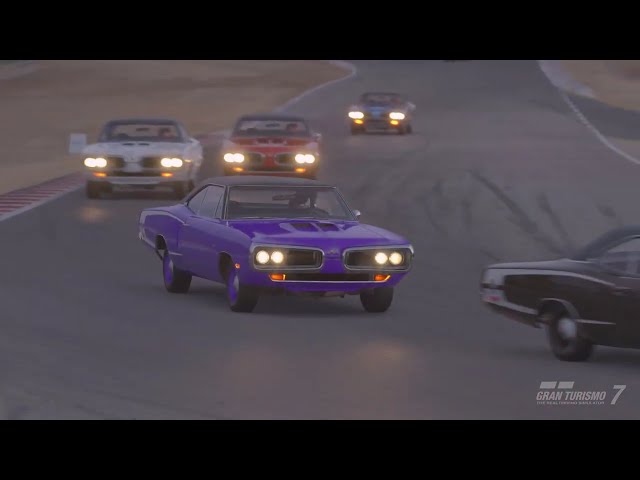 1970 Dodge Super Bee Races Under the Stars at WeatherTech Raceway Laguna Seca