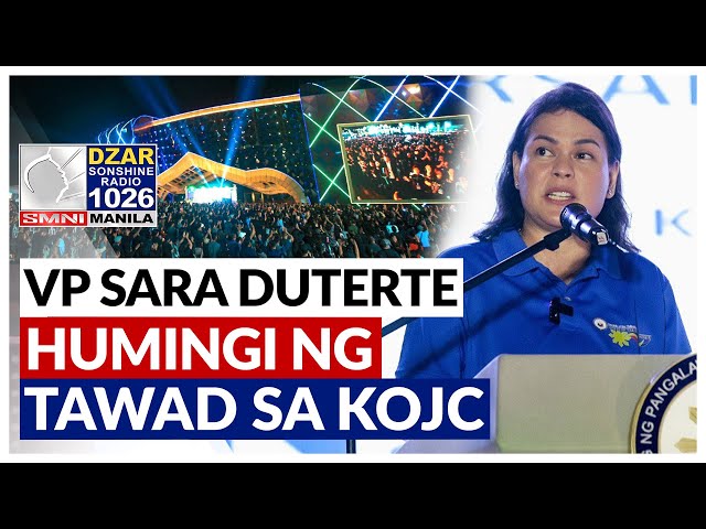 VP Sara Duterte, nagtalumpati sa ika-39 na anibersaryo ng KOJC ngayong araw sa gitna ng PNP invasion